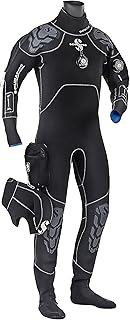 EVERDRY 4.0 HOMME-2XLS - Juego de reguladores para Buceo en Agua fría Unisex, Color Negro