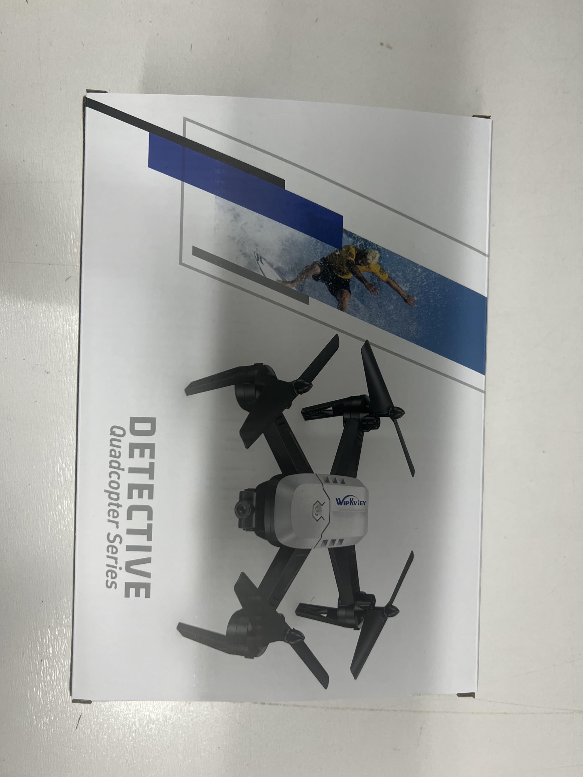 T6 Drohne mit Kamera 1080p, FPV Faltbar Quadrocopter mit 2 Akkus, Ein-Tasten-Start & Landung, Headless Modus