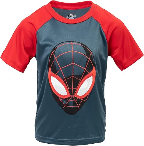 Miniatura 4 de Marvel Paquete de 3 camisetas deportivas de Hulk de los Vengadores Spider-Man