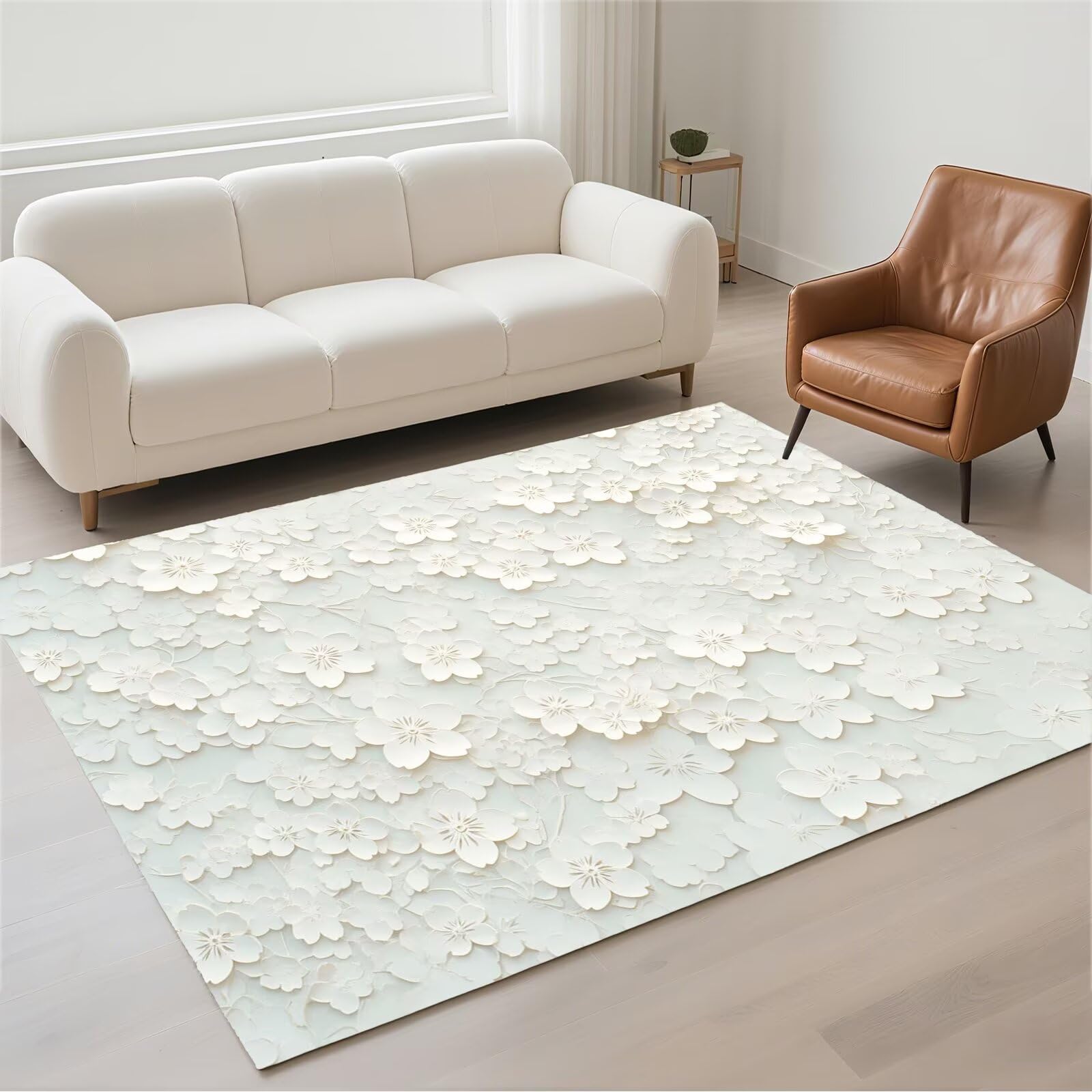 Tapis de chambre adulte moderne et confortable en pile bouclée 80x120