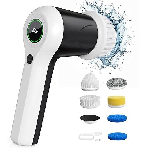 Cordless Electric Spin Scrubber for Home Cleaning