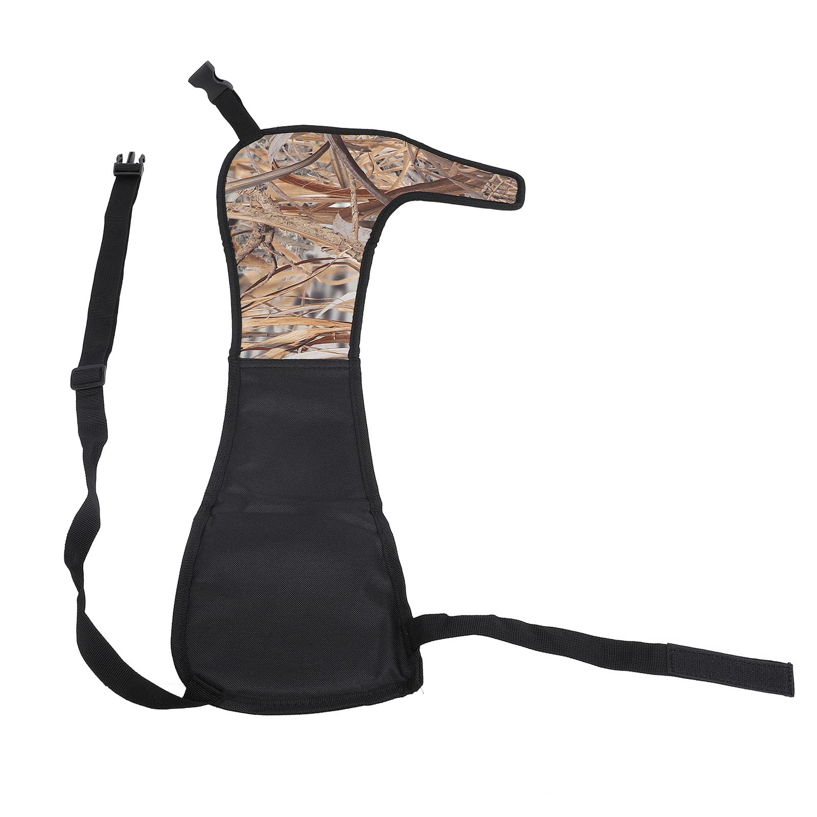 Pilipane Protective Shoulder Pad Shockproof Recoil Adjustable Strap Abrasionproof Outdoor Sports Neoprene 600D Oxford Fabric 168g 64cm