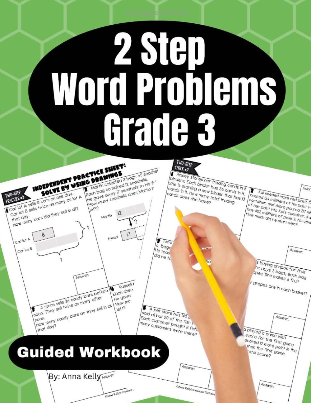 2 Step Word Problems Grade 3 Guided Workbook (Math Word Problems)