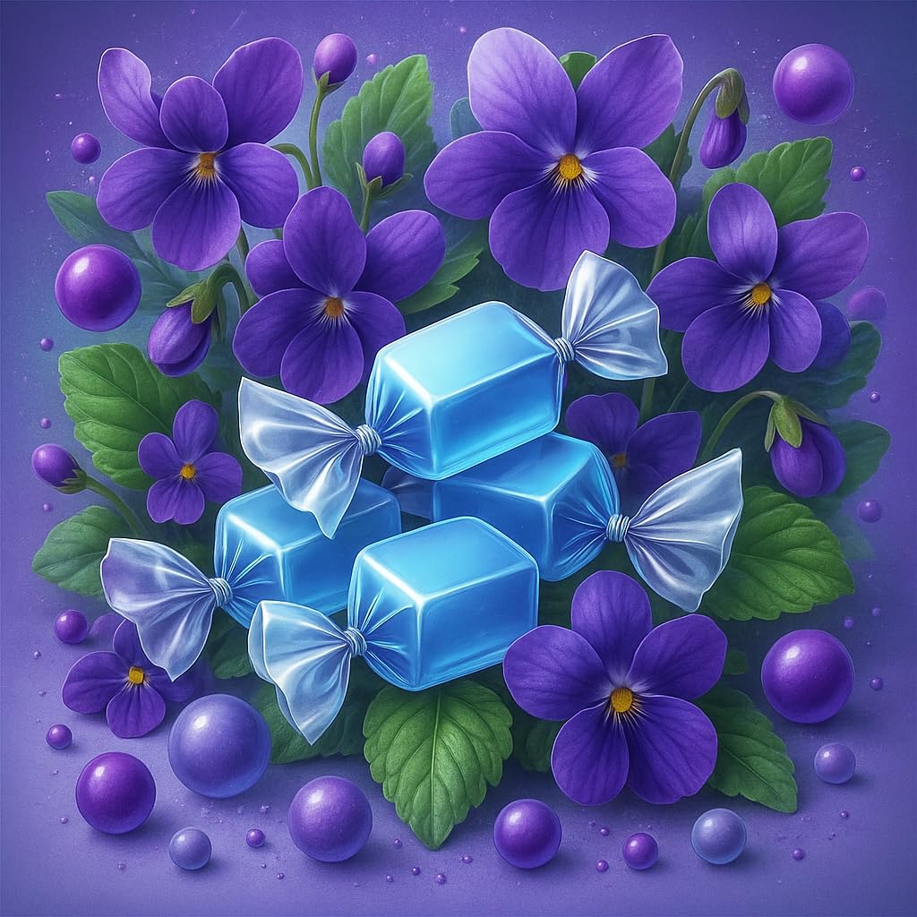 Frozen Violet – fiołek lodowy cukierek aromat koncentrat – Wegański – Sasami – 100ml