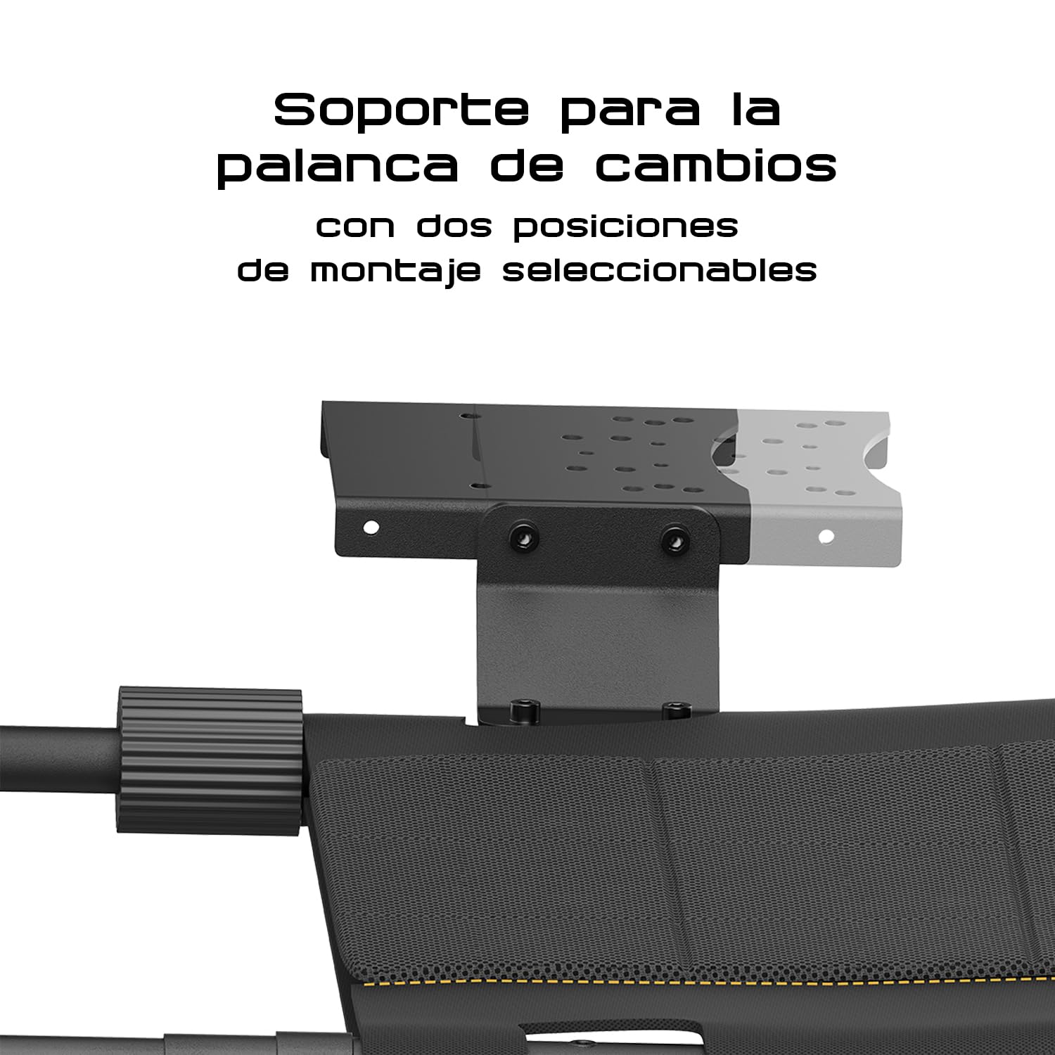 Indeca Cockpit Simracing Corpus Racer GTR con Asiento Plegable | Soporte para Volante, Pedales y Palanca de Cambios | Estructura Ajustable y Estable
