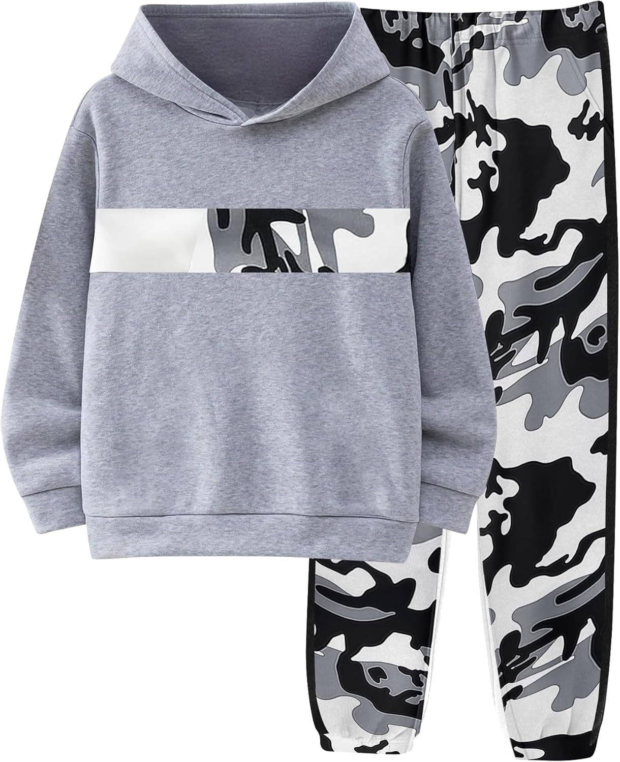 Boys Clothes Boy Outfits 2-Piece Long Sleeve Hoodie...