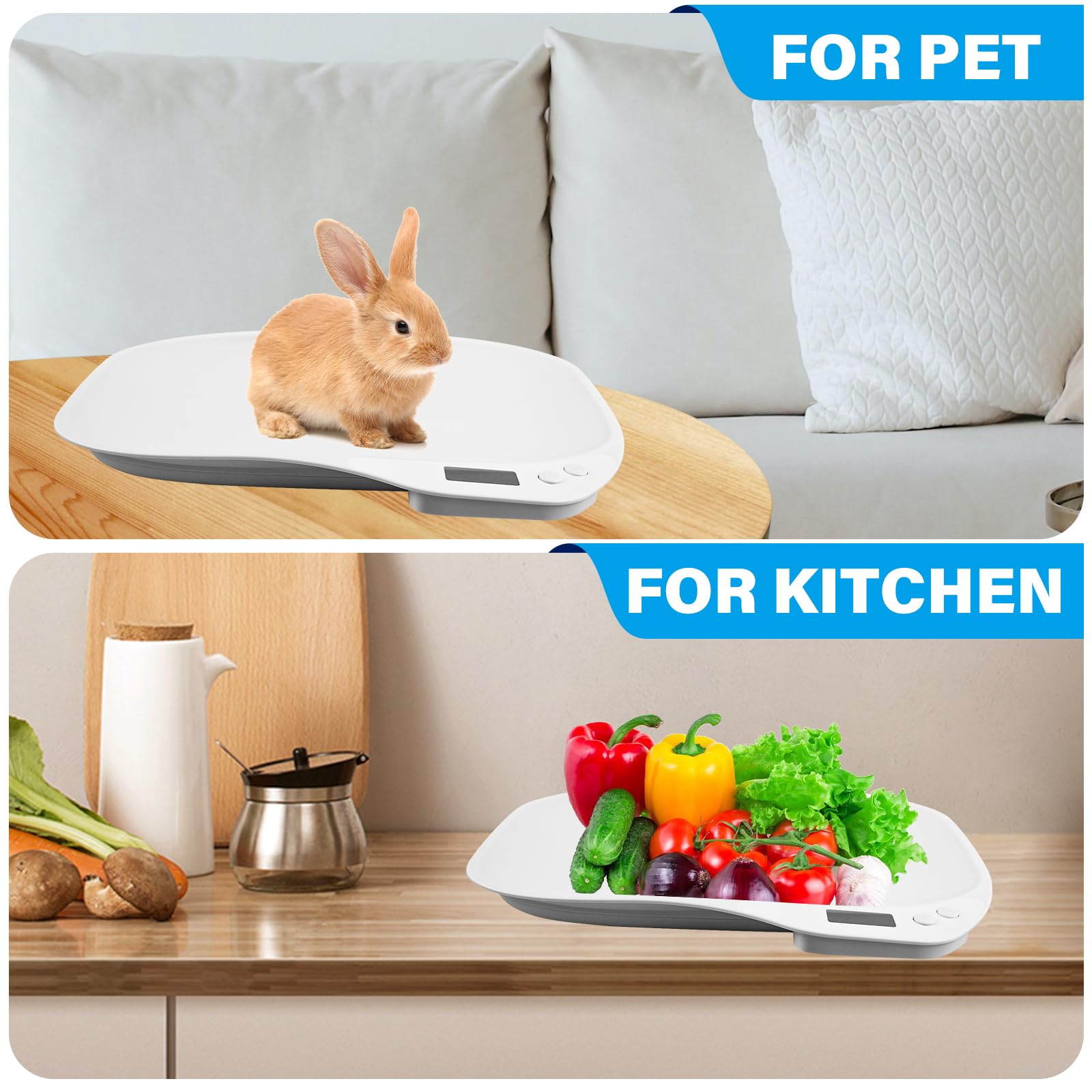 BORDEAG Balance pour Animaux et Pèse-Personne Numérique