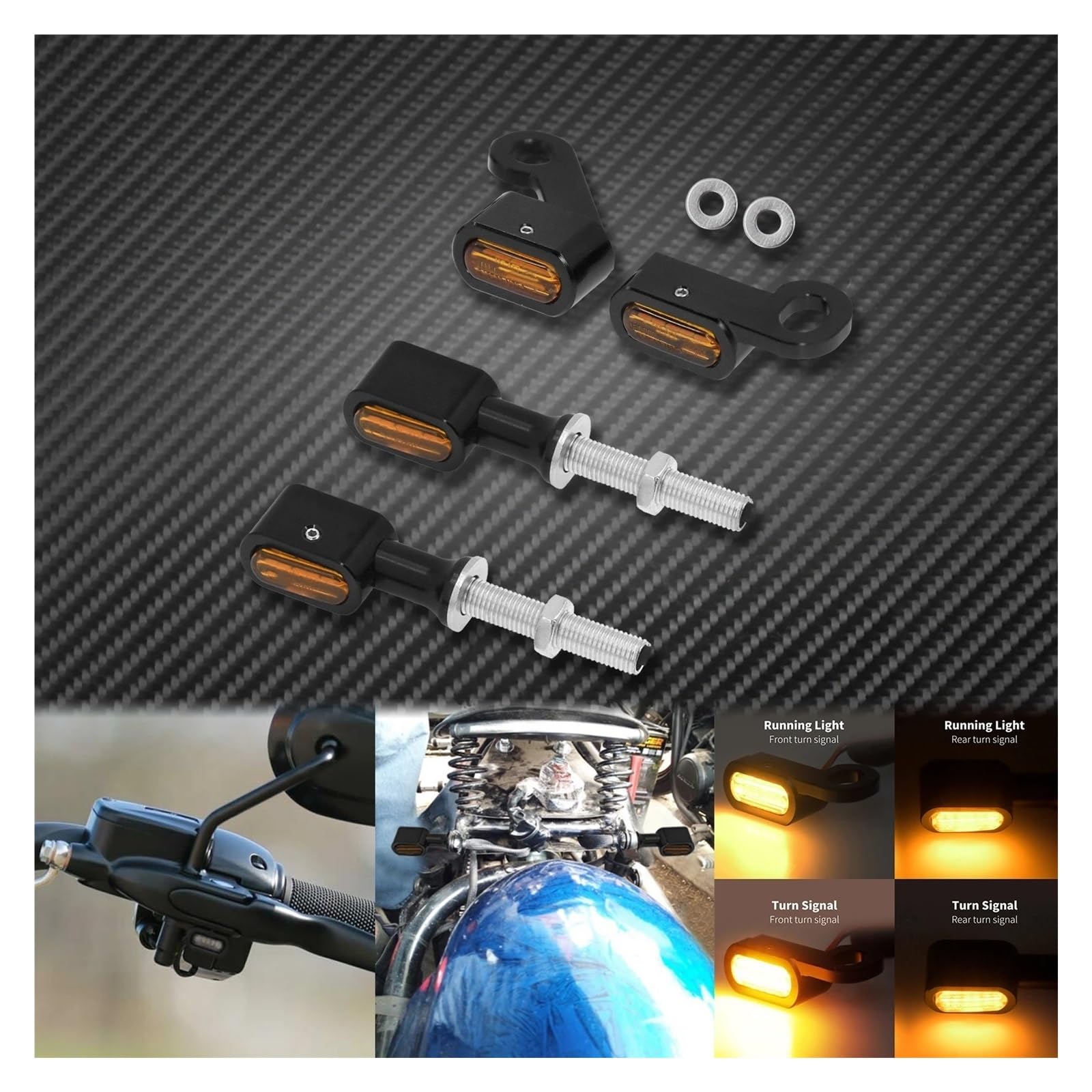 intermitentes led Para Motocicleta, Luz De Marcha Para
