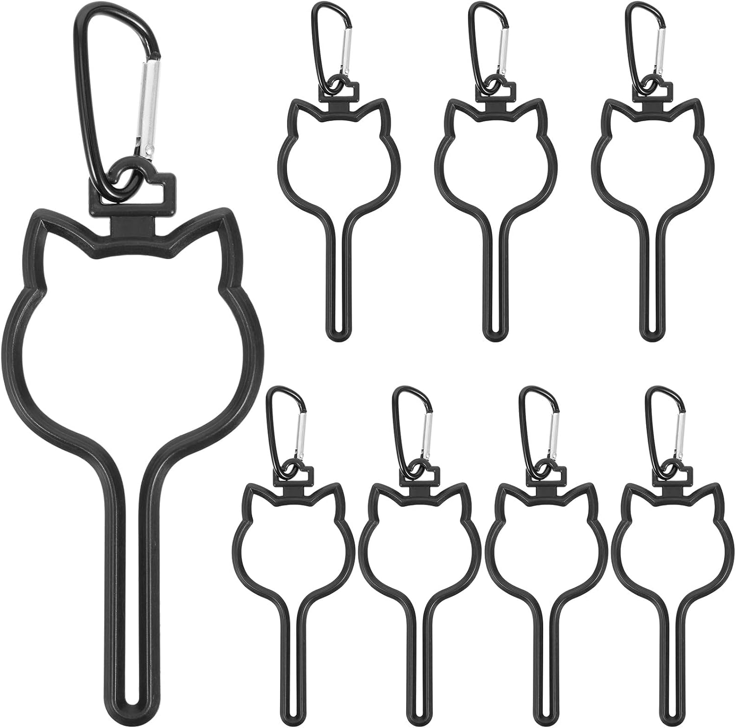 8pcs Dog Poop Bag Holder Clips for Walking Your Dog