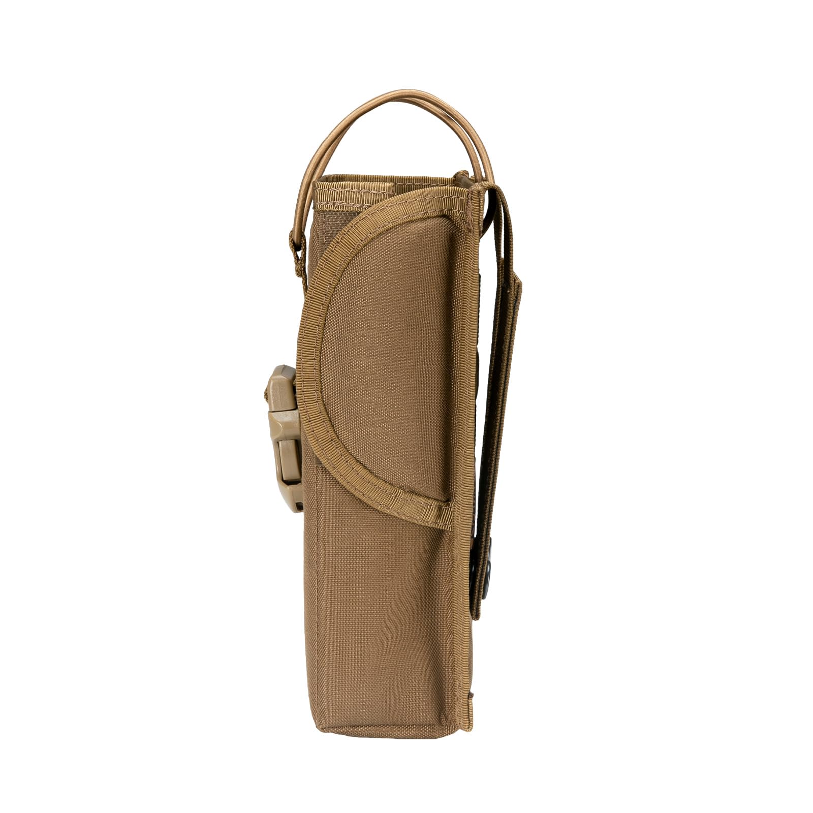 EXCELLENT ELITE SPANKER Pochette Talkie,Étui pour Talkie Walkie,Tactique Nylon Talkie Walkie Pochette pour Radio Portable ou Talkie-walkie (Coyote Marron)