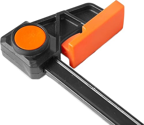 Miniatura 9 de WEN CLR062 Abrazaderas y esparcidores de barra de acero resistente de 6 pulgadas con garganta de 2.3 pulgadas, paquete de cuatro