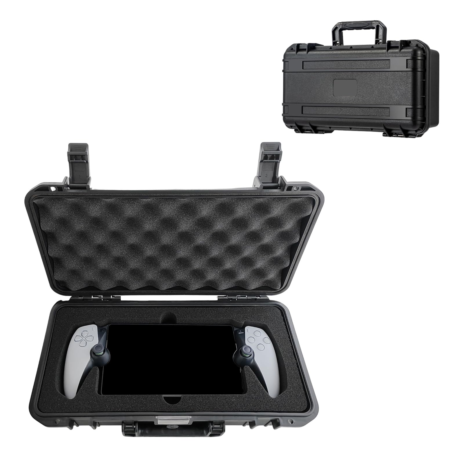 JYGamhanbil Custodia Rigida Borsa Impermeabile per PS5 Portal Remote Player | Grande Capacità Trasporto Borsa Copertura Portaoggetti per Playstation PS5 Portal Remote Dock,Caricabatterie,Accessori