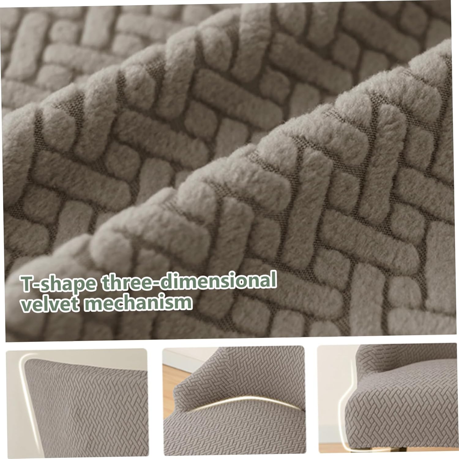Dining Chair Covers 4PCS High Stretch Non Slip Dining Chair Slipcovers 360° Full Wrap Elastic Covers for Kitchen, Room, Hotel, Wedding Banquet