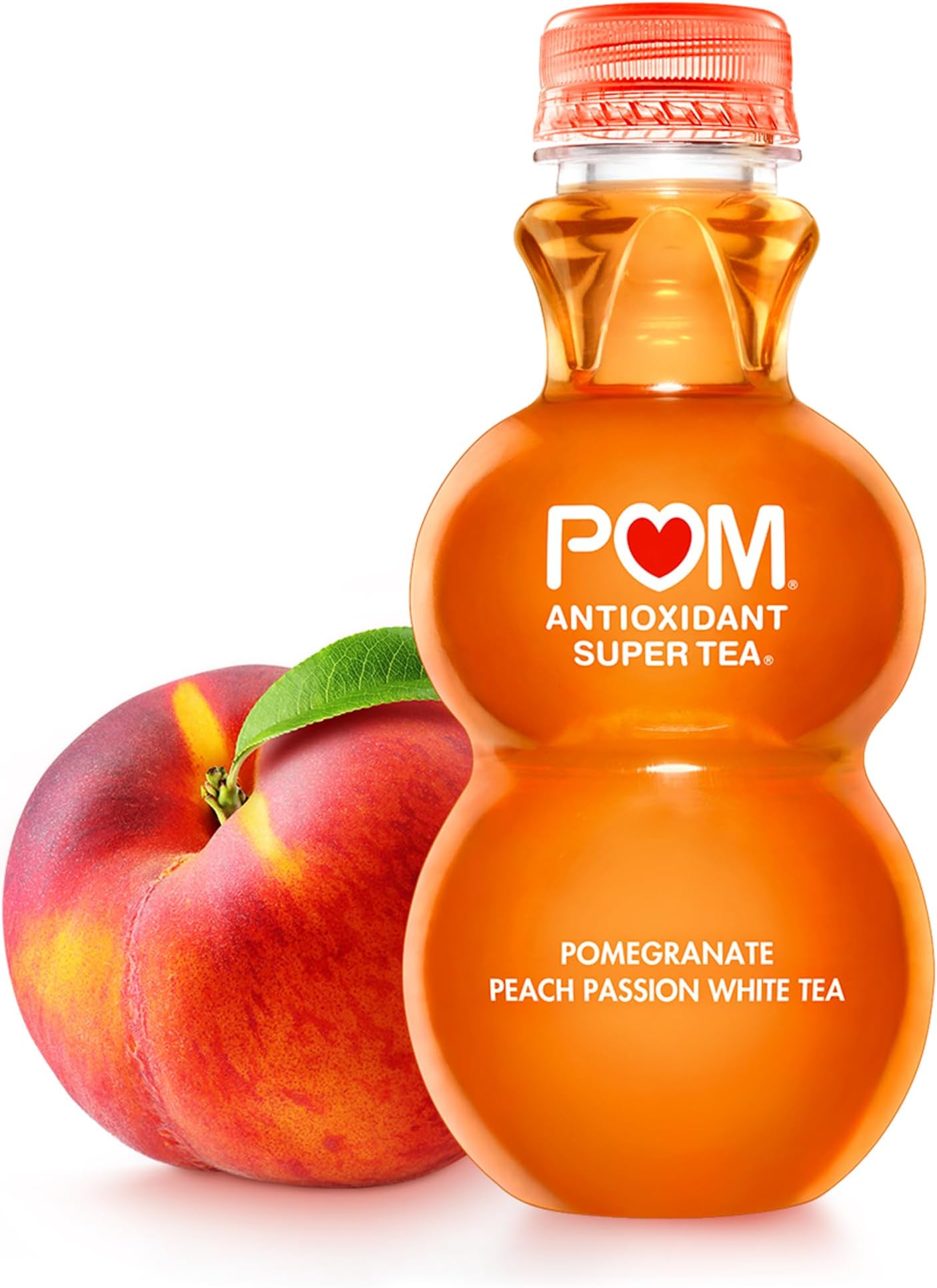 Antioxidant Super Tea, Pomegranate Peach Passion White Tea, 12 Ounce