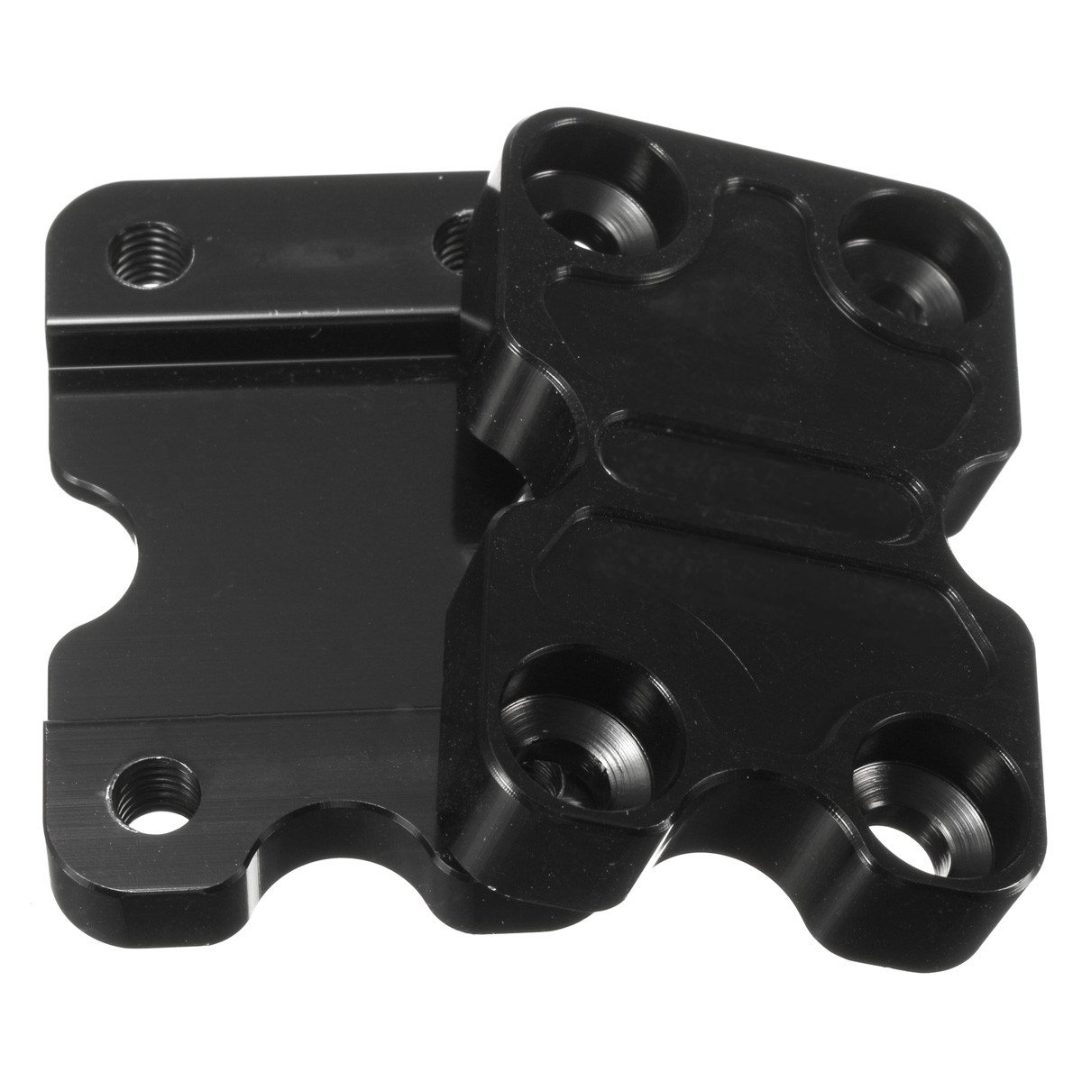 JenNiFer Universale Catena Tenditore Strumento Rullo Di Alluminio Regolatore Per Moto - Nero