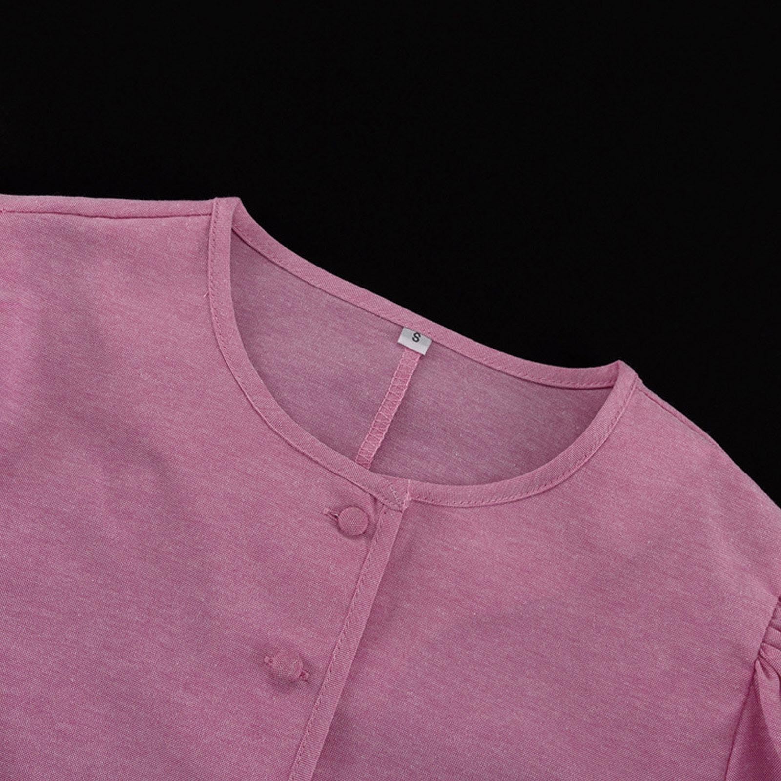 Generisch Completo da donna in due pezzi con giacca corta e gonna a pieghe, motivo floreale celeste, maniche a sbuffo, vestibilità aderente per occasioni eleganti