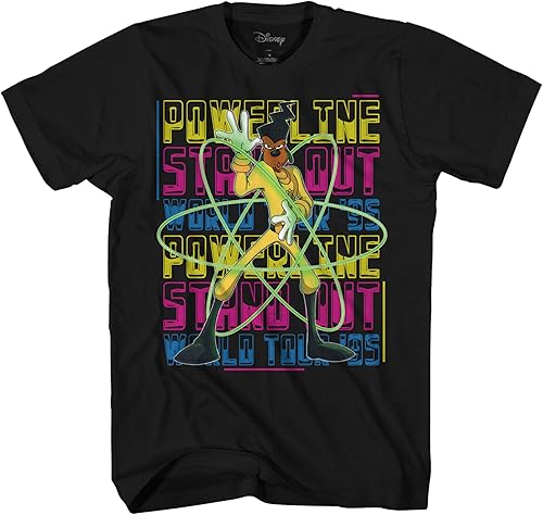 Miniatura 2 de Disney Goofy Movie Powerline Legit Stand Out Tour - Camiseta para adulto
