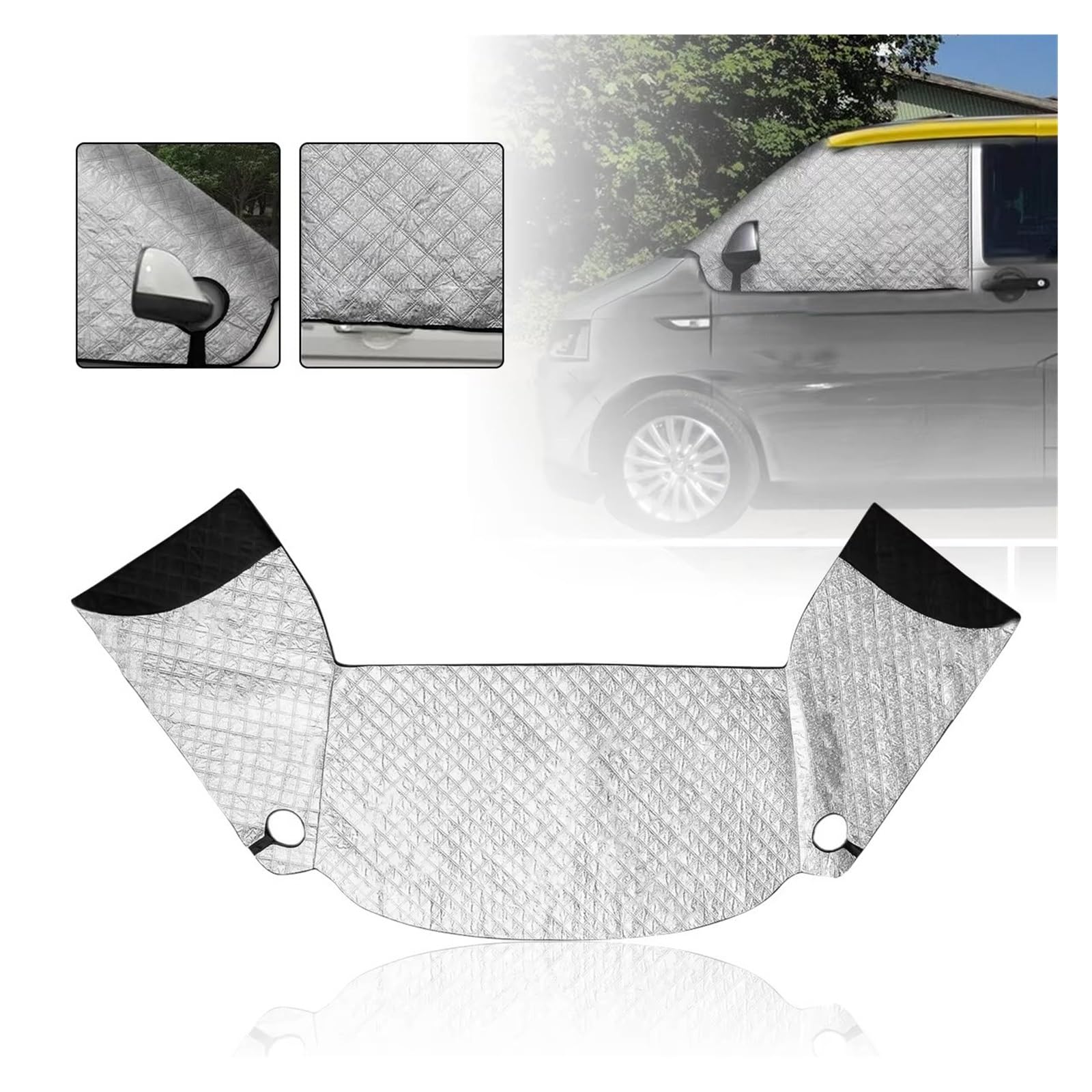 Protector para Parabrisas Coche para VW para T5/T6 Protección UV Parabrisas De Coche Cubierta De Nieve Cubierta De Toldo para Autocaravana Parabrisas Parasol Parasol Coche