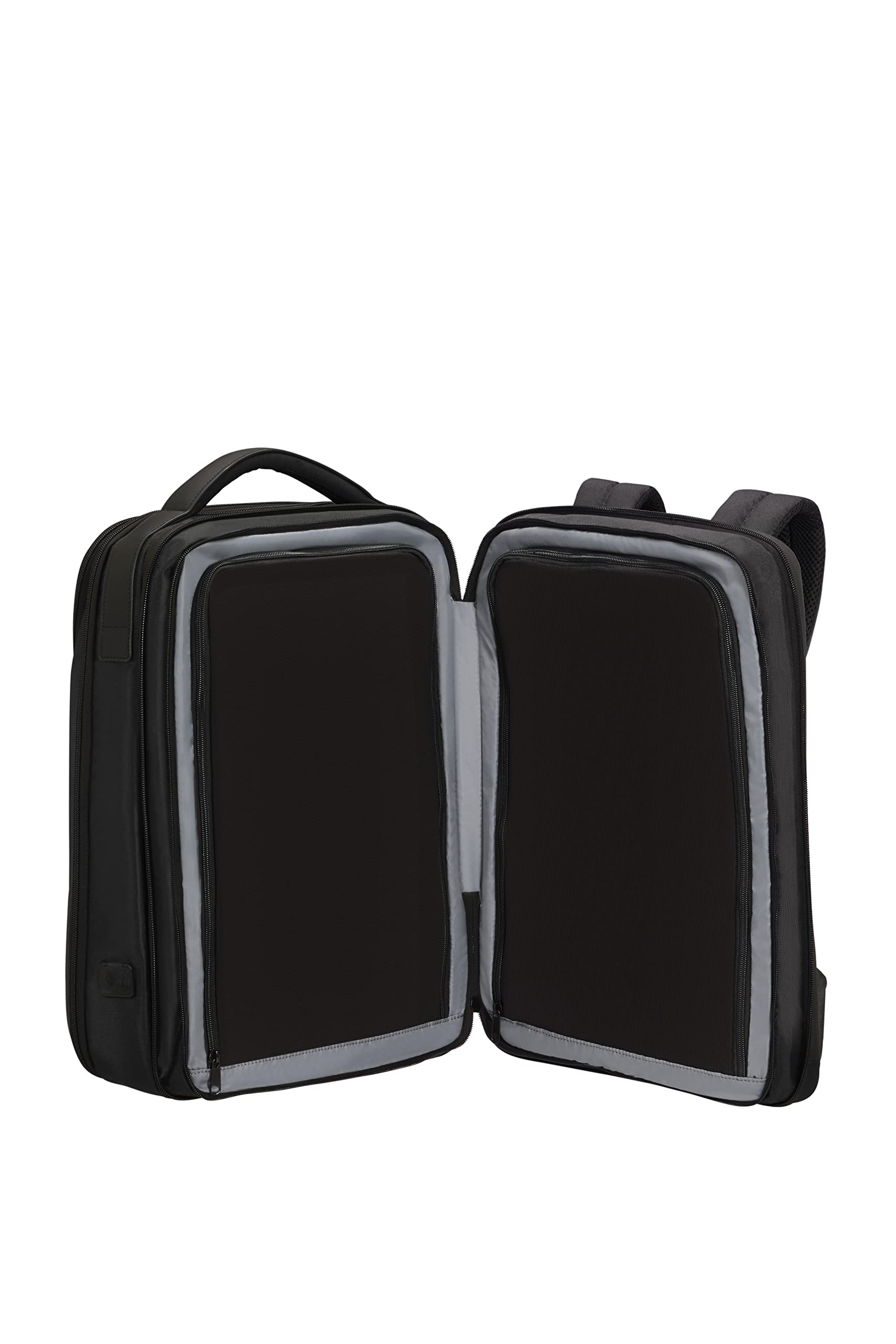 Samsonite Litepoint - Sac à Dos PC 17.3" (46 cm) – Sac à Dos Business & Scolaire avec Fonctions Intelligentes, Ergonomique, Organisation Intérieure Pratique - 24.5L - Noir (Black)
