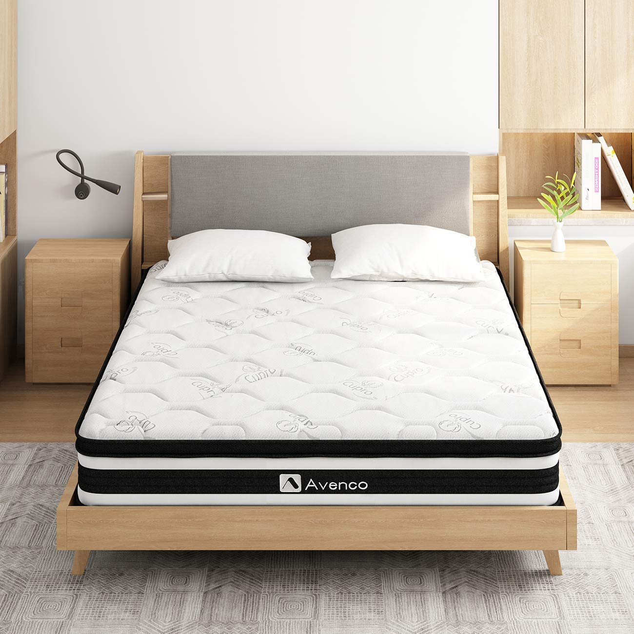 Amazon.co.jp: Avenco マットレス セミダブル 厚み25CM 高反発