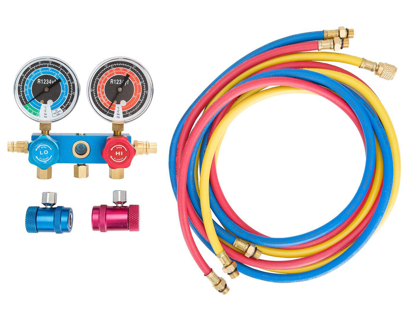 JOMAFA MANOMETRO PARA AIRE ACONDICIONADO R1234YF MEDIDOR DE GASES DE AIRE AC