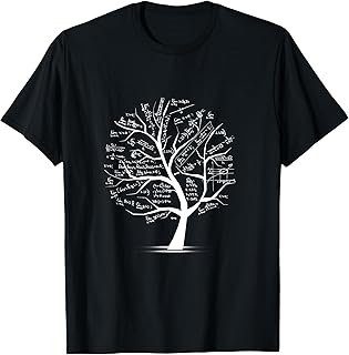 Math T-Shirt Teacher Class AP Calculus Algebra Tree Cool Tee T-Shirt