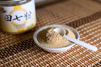 100% Pure Tienchi Powder Pseudoginseng Notoginseng Sanqi Powder Tienchi Ginseng Powder 120mesh (4oz)