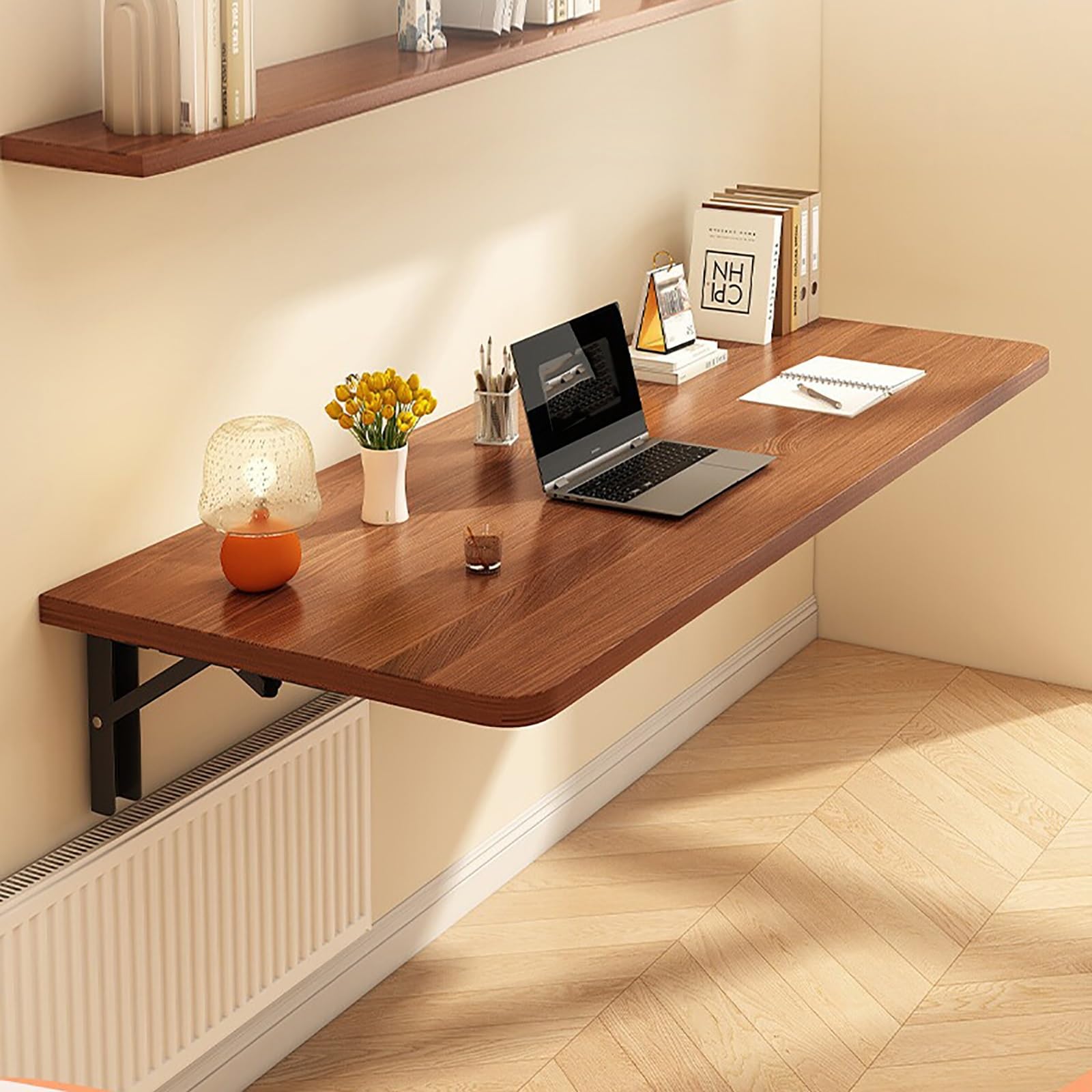 Table pliante murale avec solution permettant d'économiser de l'espace pour buanderie et cuisine