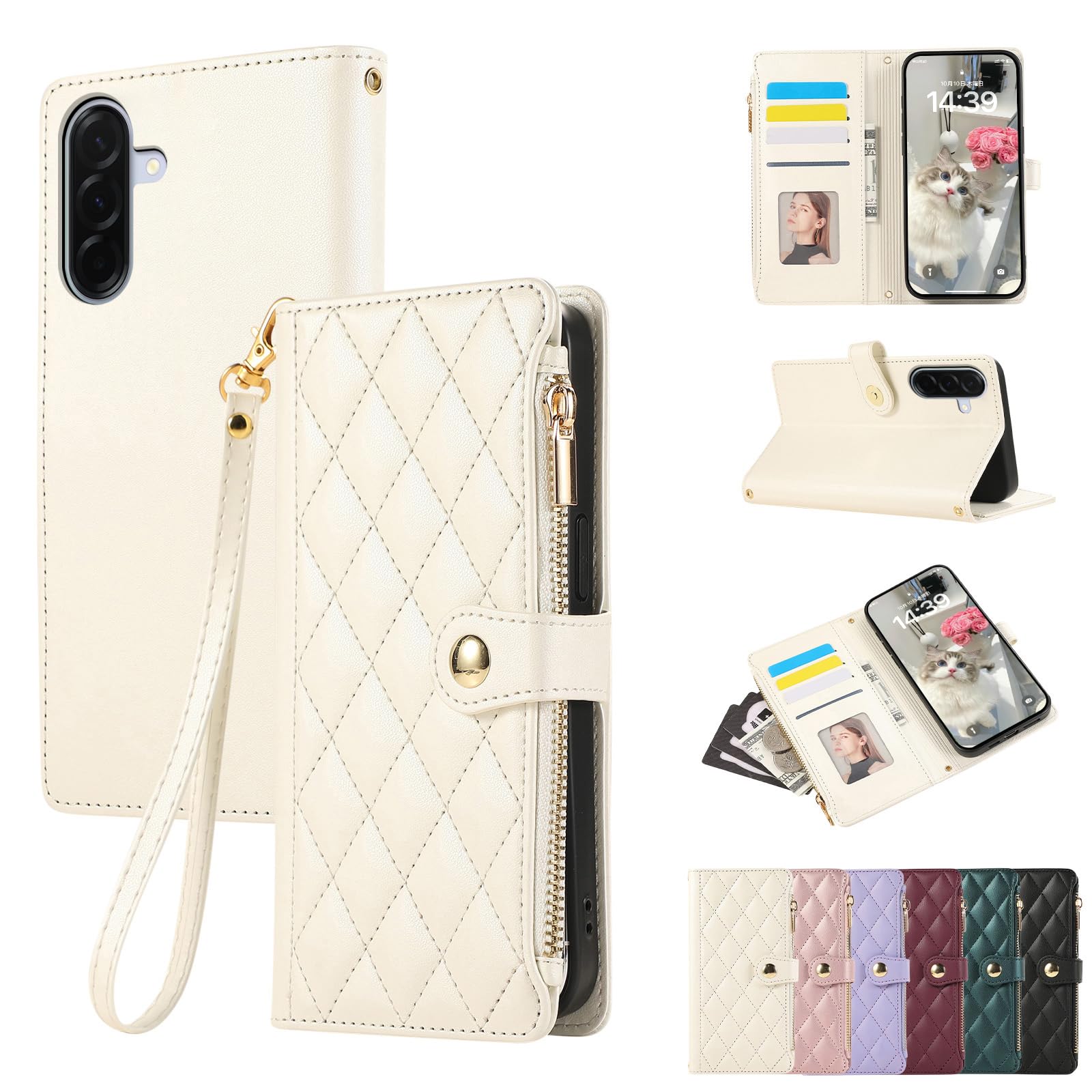 Amazon.co.jp: Rosbtib 用の Galaxy A36 5G ケース 手帳型