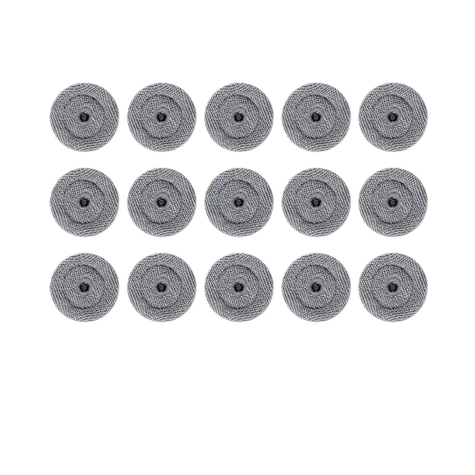 SZRAYZFTI Compatible For Roborock,S8 Maxv UltraG20S Shock Mop Cloth Round Rag Robot Vacuum Cleaner Accessories Parts(15pcs a)