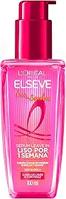 L'Oréal Paris Elseve Liso dos Sonhos Sérum Leave-in, com Tecnologia Ativada por Calor para um Liso por 1 Semana, Efeito Antifrizz e Barreira Protetora Contra Umidade, 100ml