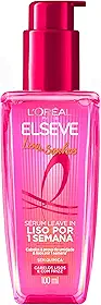L'Oréal Paris Elseve Liso dos Sonhos, Sérum Leave-in com Tecnologia Ativada por Calor para Efeito Liso por 1 Semana, Antifrizz, Protetor Térmico e Barreira Contra Umidade, 100ml