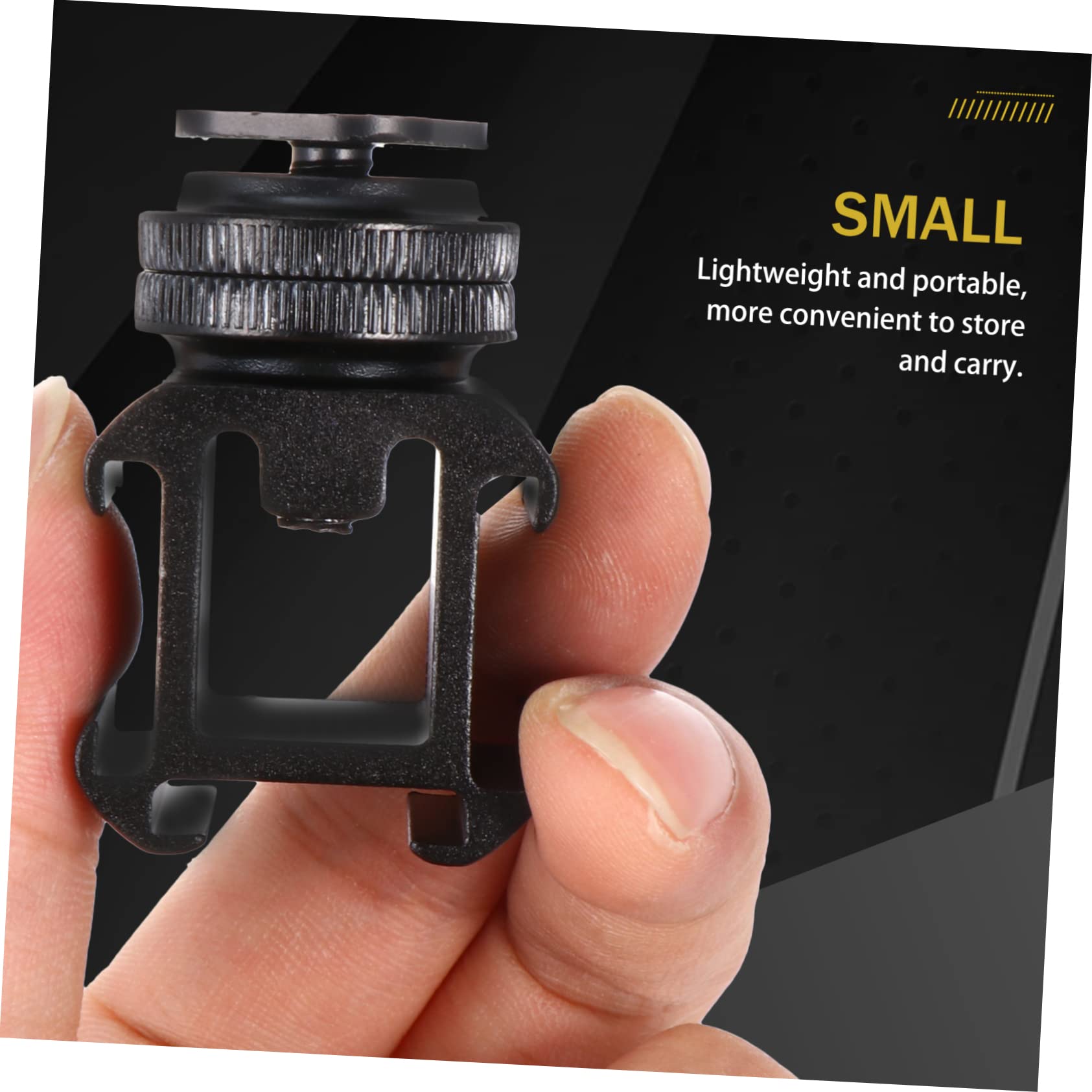 COHEALI Universal Camera Hot Shoe Mount Adapter 2pcs Set for Flash Brackets Shoe Adapter Camera Accessories