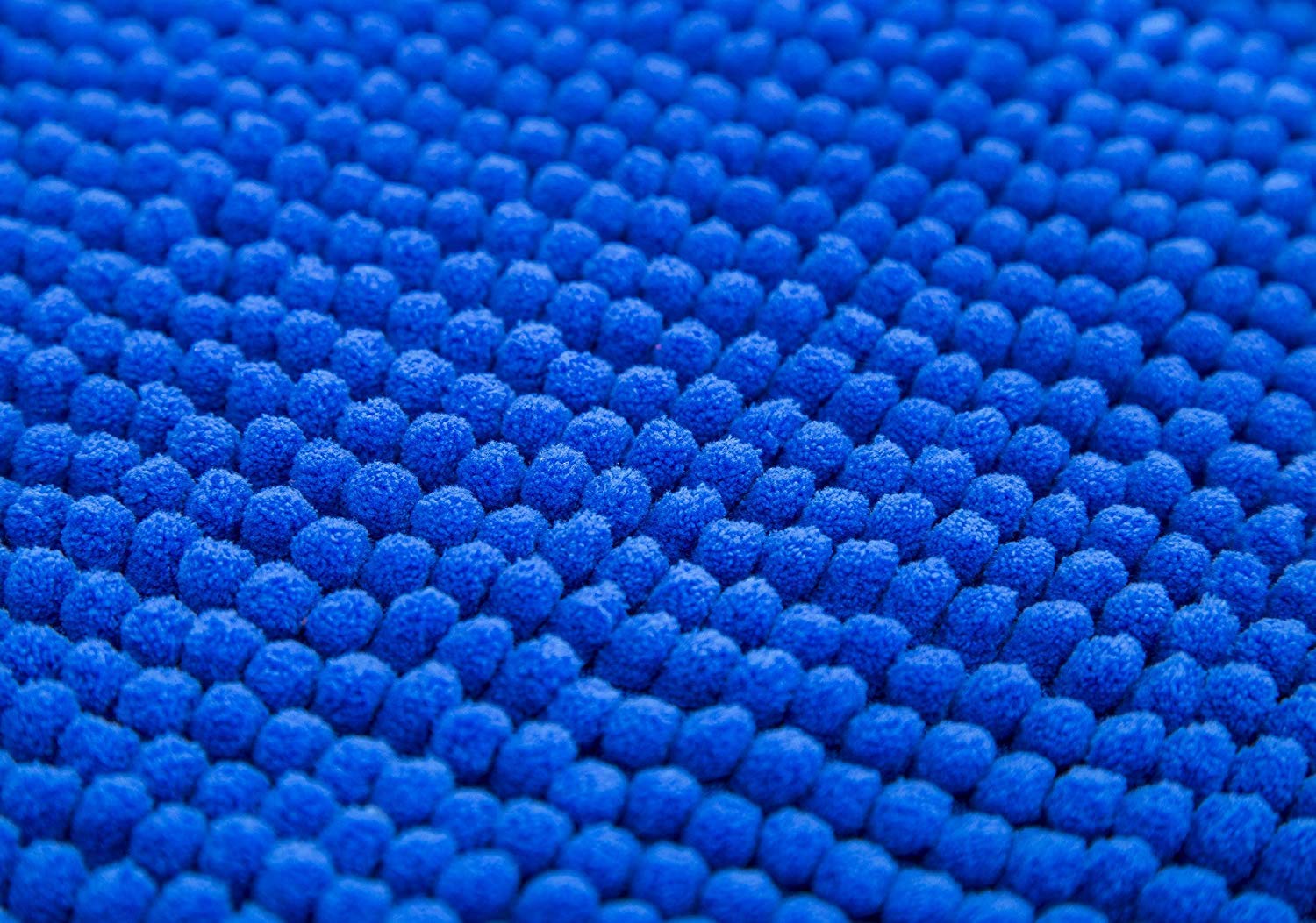 Soft Chenille Bath Mat - Blue -8