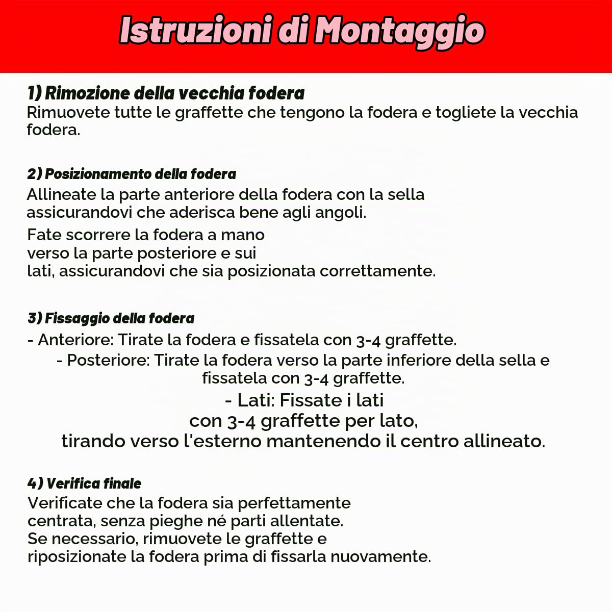 TAPPEZZERIA ITALIA Rivestimento Sella SH 125/150 – Ecopelle di Alta Qualità – Pronta da Installare 125-150 (2017-2019)