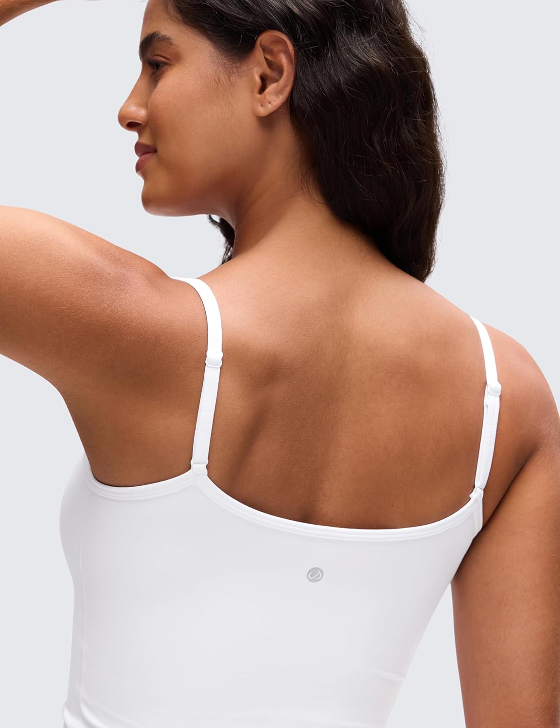 CRZ YOGA Butterluxe Double Lined Cami Tank Tops for Women - Yoga Casual Going Out Soft Scoop Neck Summer Sleeveless Shirt - Image 6