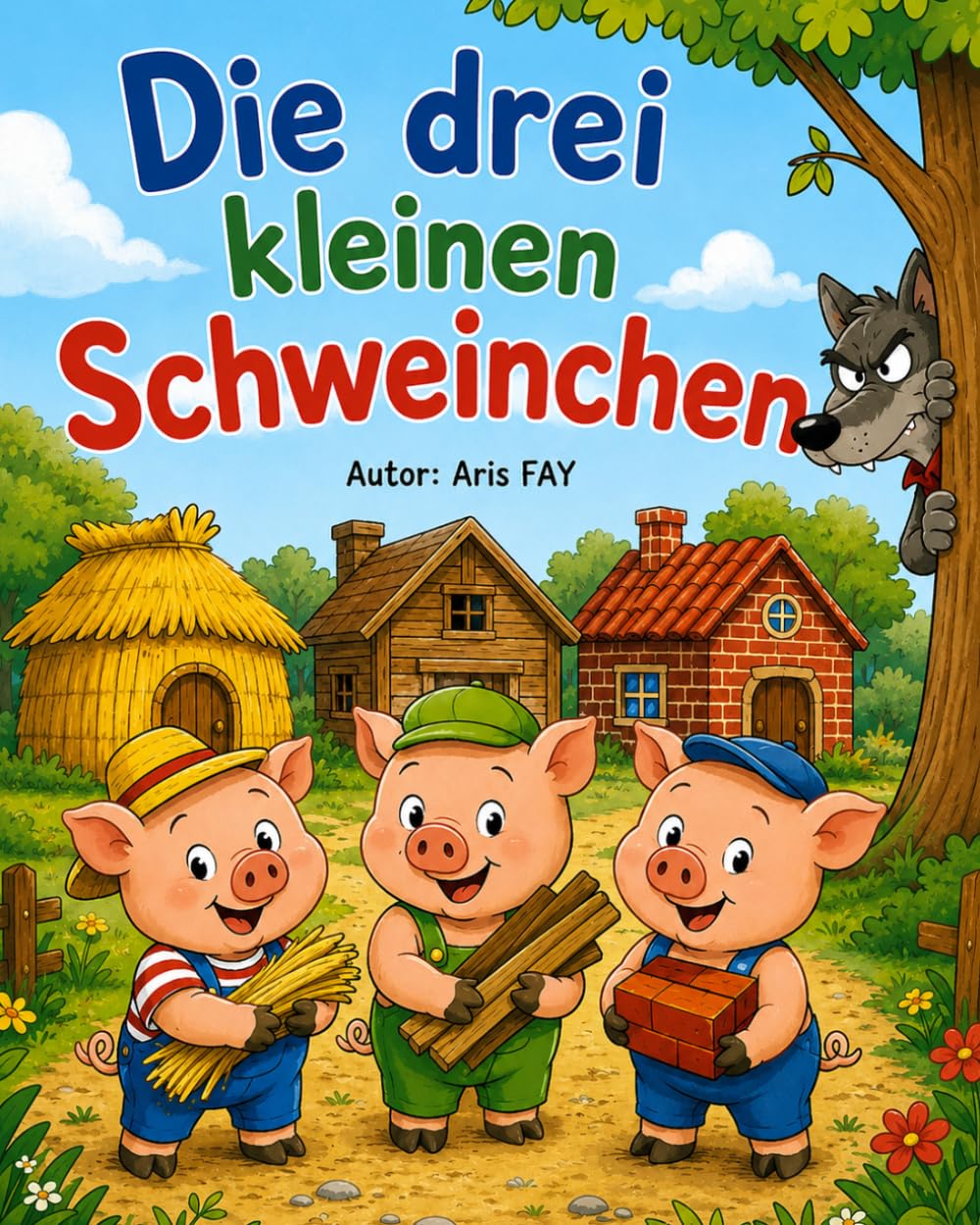 Die drei kleinen Schweinchen: Eine Geschichte über Mut und Geduld