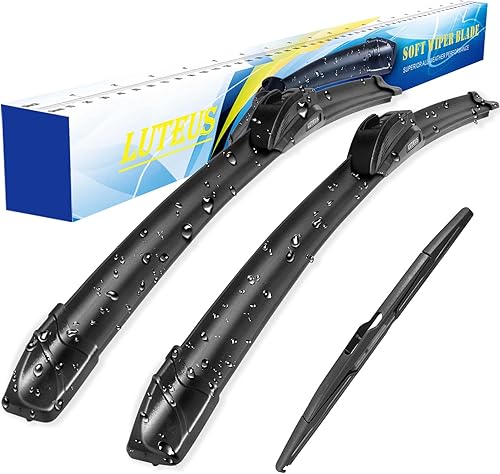 Miniatura 11 de Limpiaparabrisas de repuesto para 2018-2021 Jeep Wrangler, limpiaparabrisas para todas las estaciones, 16"+16"+12" (juego de 3), con gancho U/J