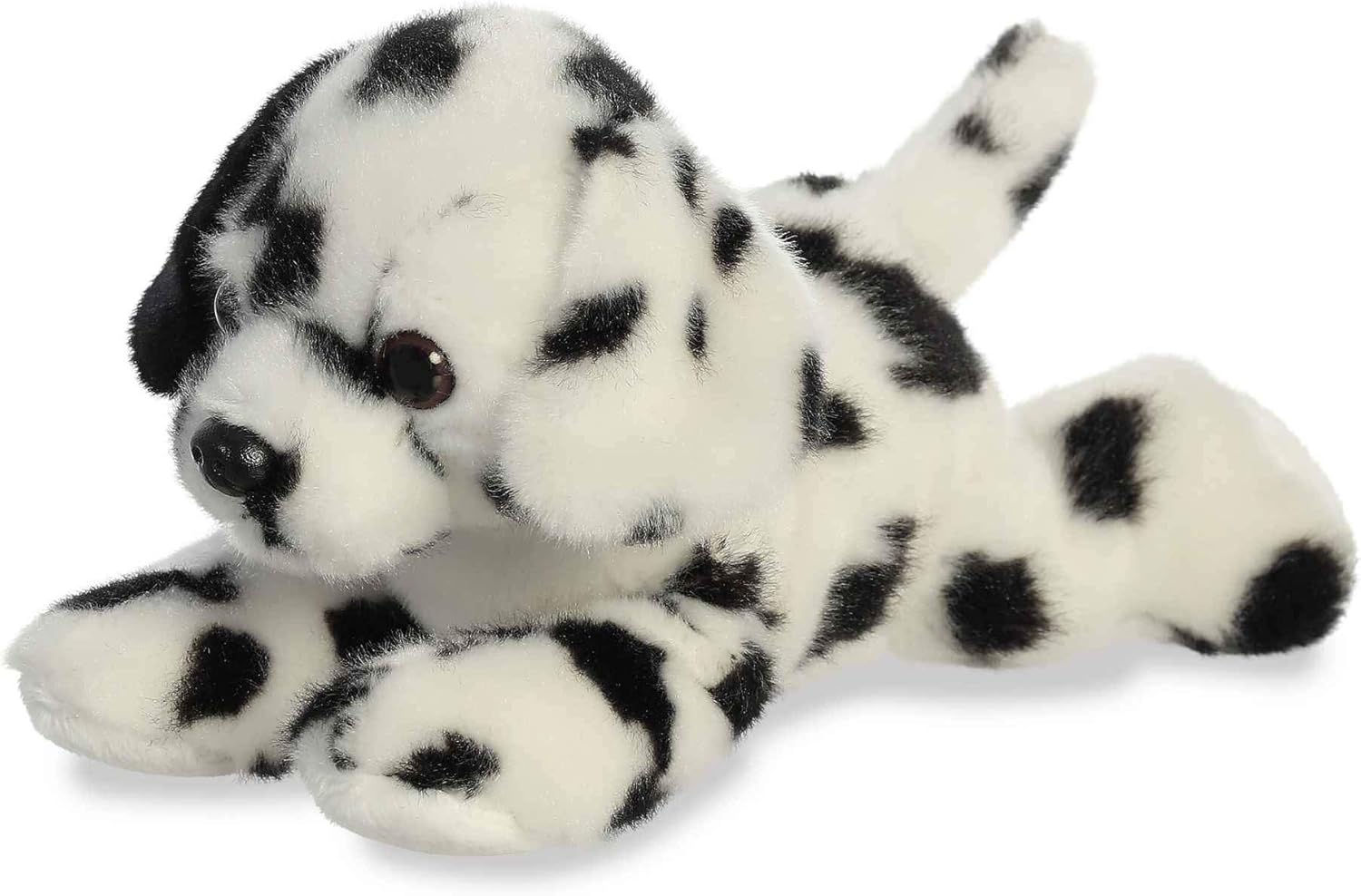 Aurora® Adorable Mini Flopsie™ Dipper Dalmatian™ Stuffed Animal - Mini Companions Ready for Playful Adventures - for Kids All Ages, Toddlers, Adults, and Families - White 8 Inches