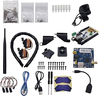 SHYISY Programmable toys robot Unfinished Smart Robotic Car Kit + A1 Robot Arm Standard Version Black Robot Tank Kit