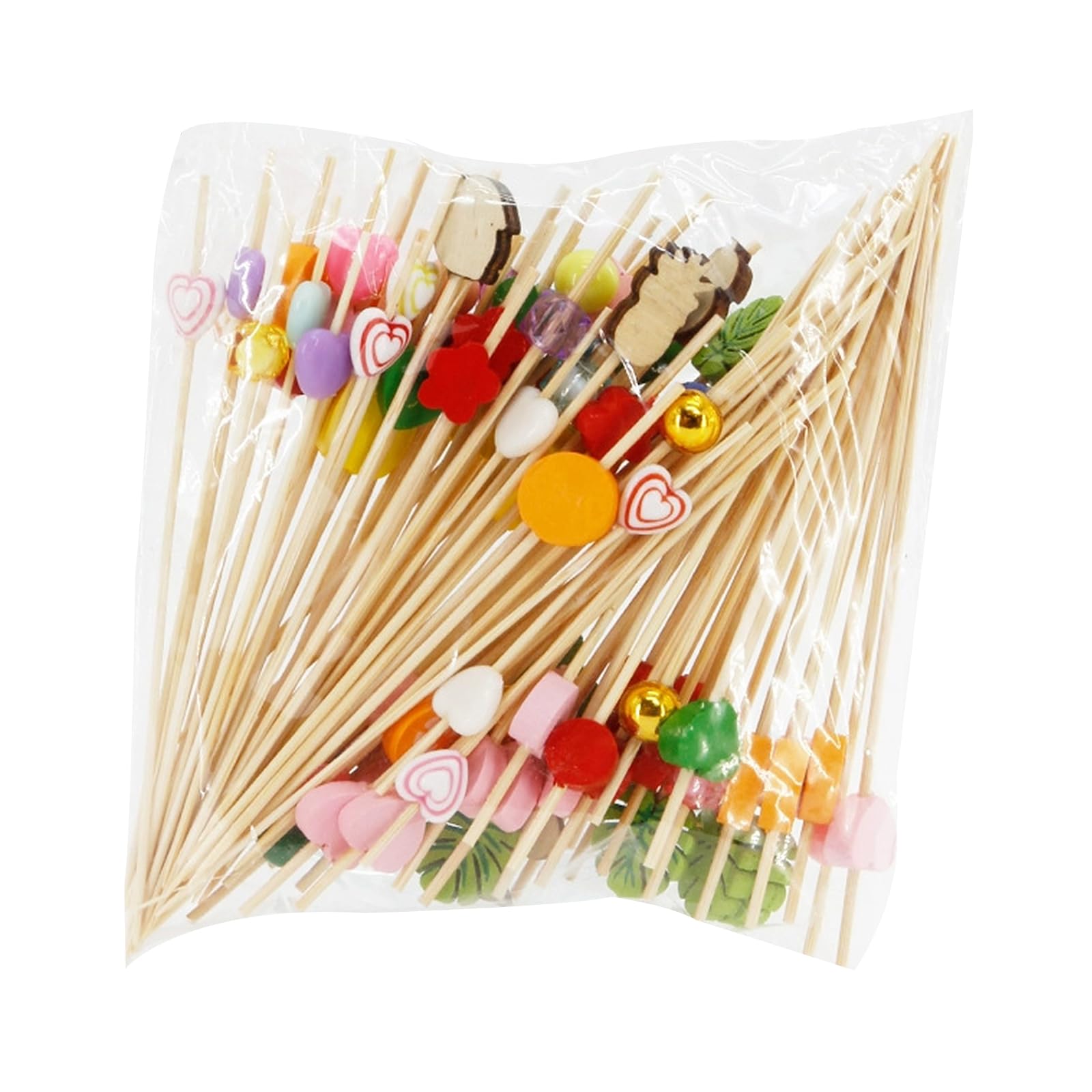 200 Stück Bambus-Spieße 12cm - Fingerfood Spieße Für Party & Grill - Natur Bio