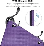 LFS Large Yoga Mat, Extra Thick and Wide (184cm x 80cm x 10mm), Double-Sided Non Slip Exercise Mats for Home Workout, Anti-Tear Yoga Mats for Pilates, Fitness, Gym, Travel With Carrying Strap 72"x 31.5" x 2/5 inch