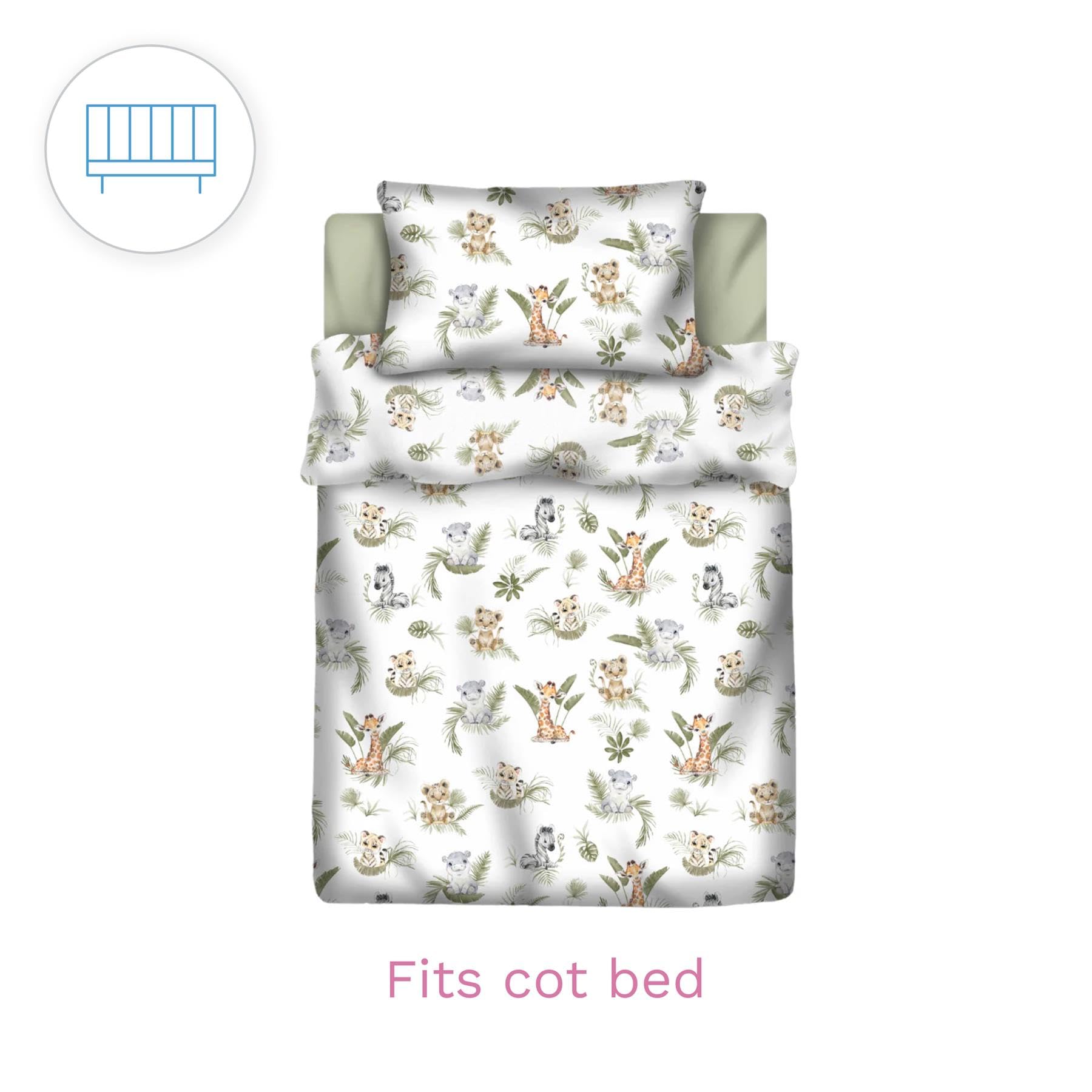 Baby Comfort 4 Piece Toddler Kids Cot Bed Set 120x90 cm Duvet Pillow Duvet Cover Pillowcase 12M+ (It's a Boy) — view 45