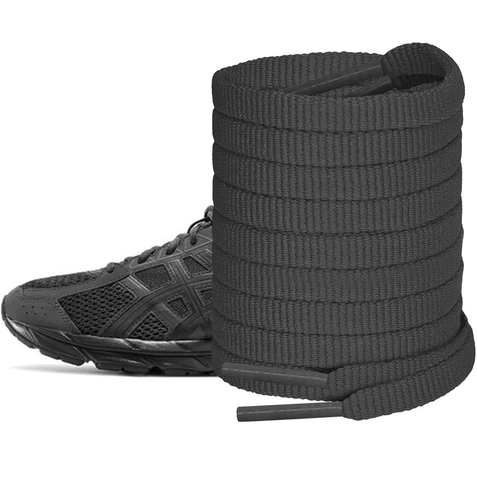 Premium Shoelaces for ASICS Gel-Nimbus/Gel-Kayano/GT-2000–Durable Polyester Flat Laces Replacement for Running