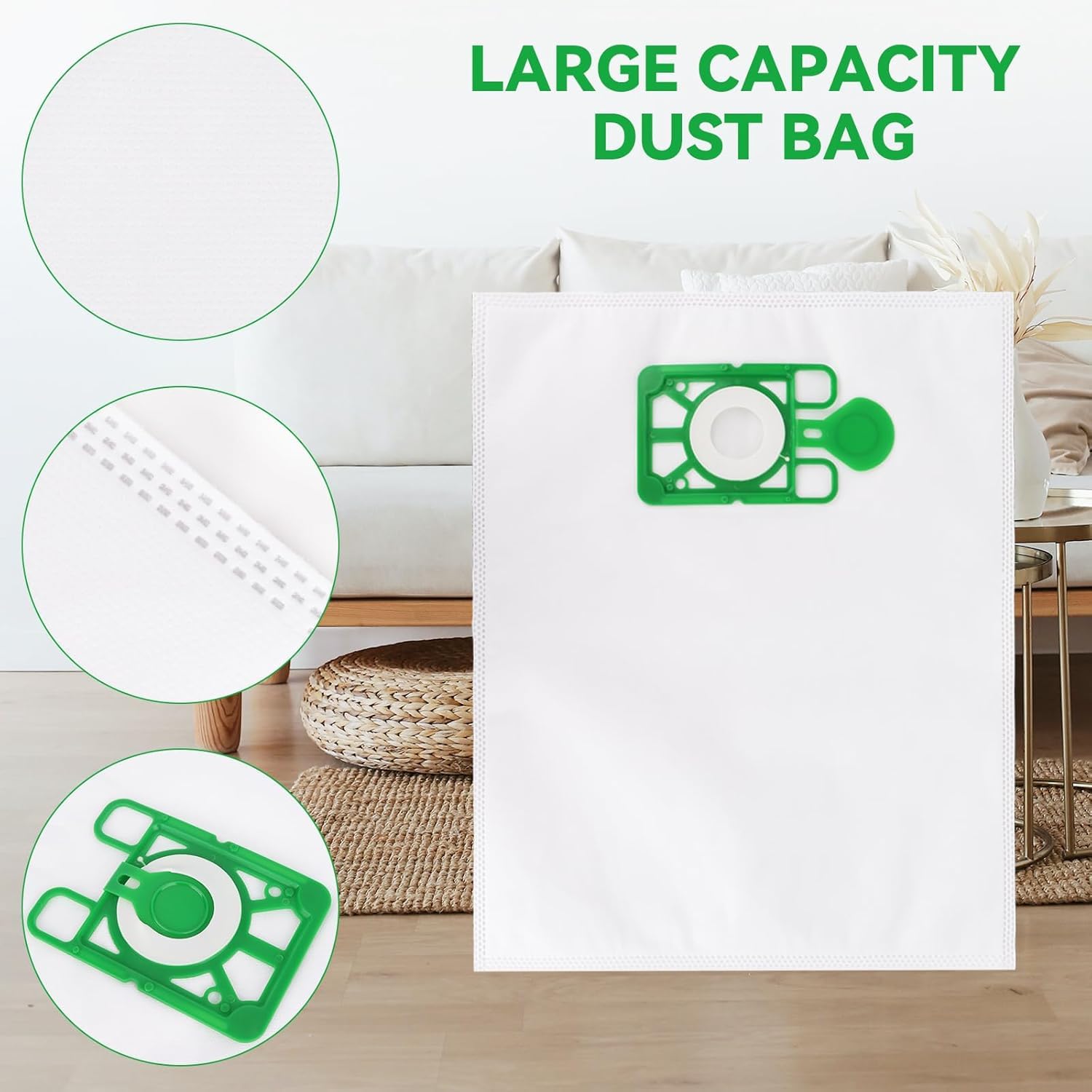 907075 604015 Vacuum Cleaner Dust Bags Replacement for Numatic NVM