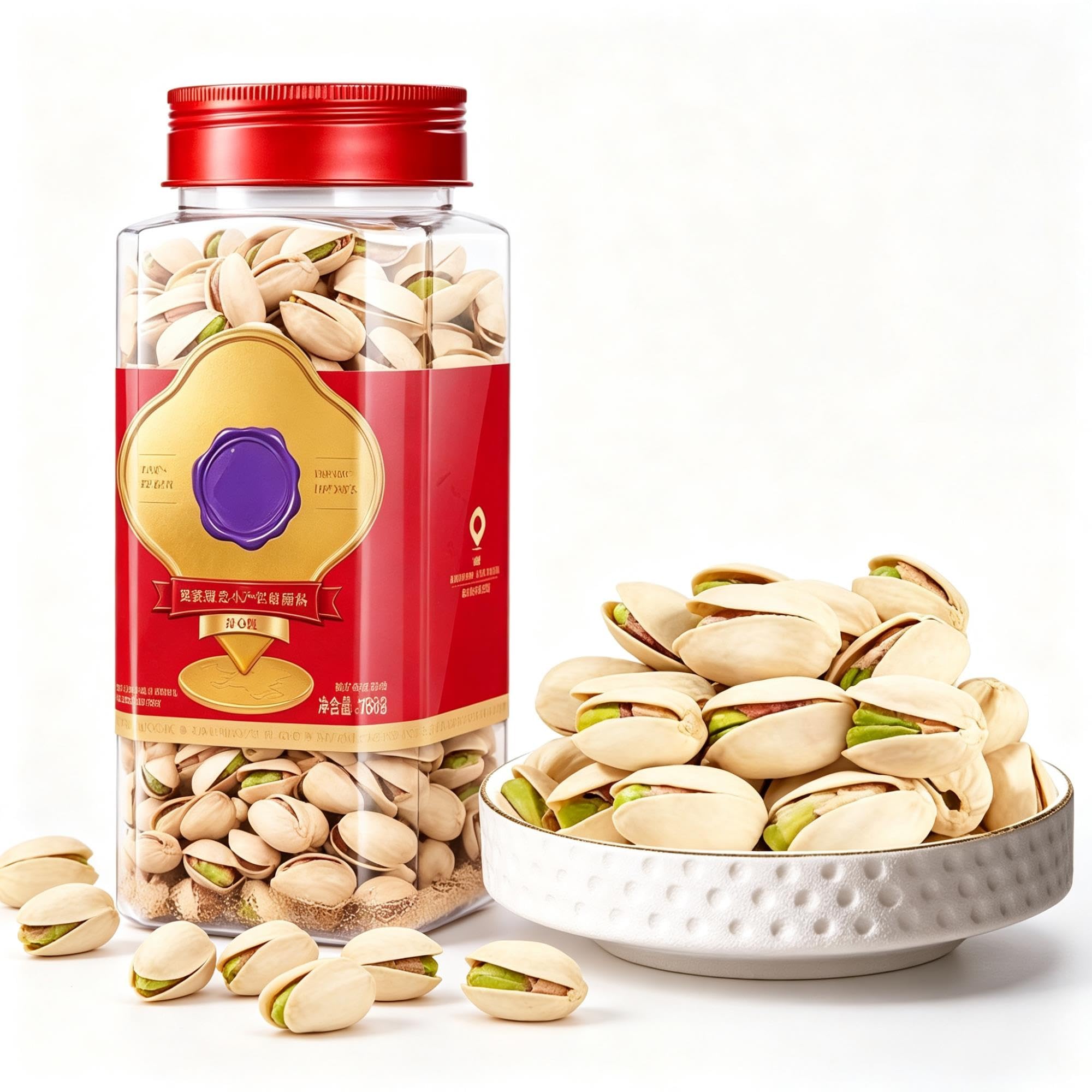 Pistacchi Tostati Con Guscio Vaso Da 458g