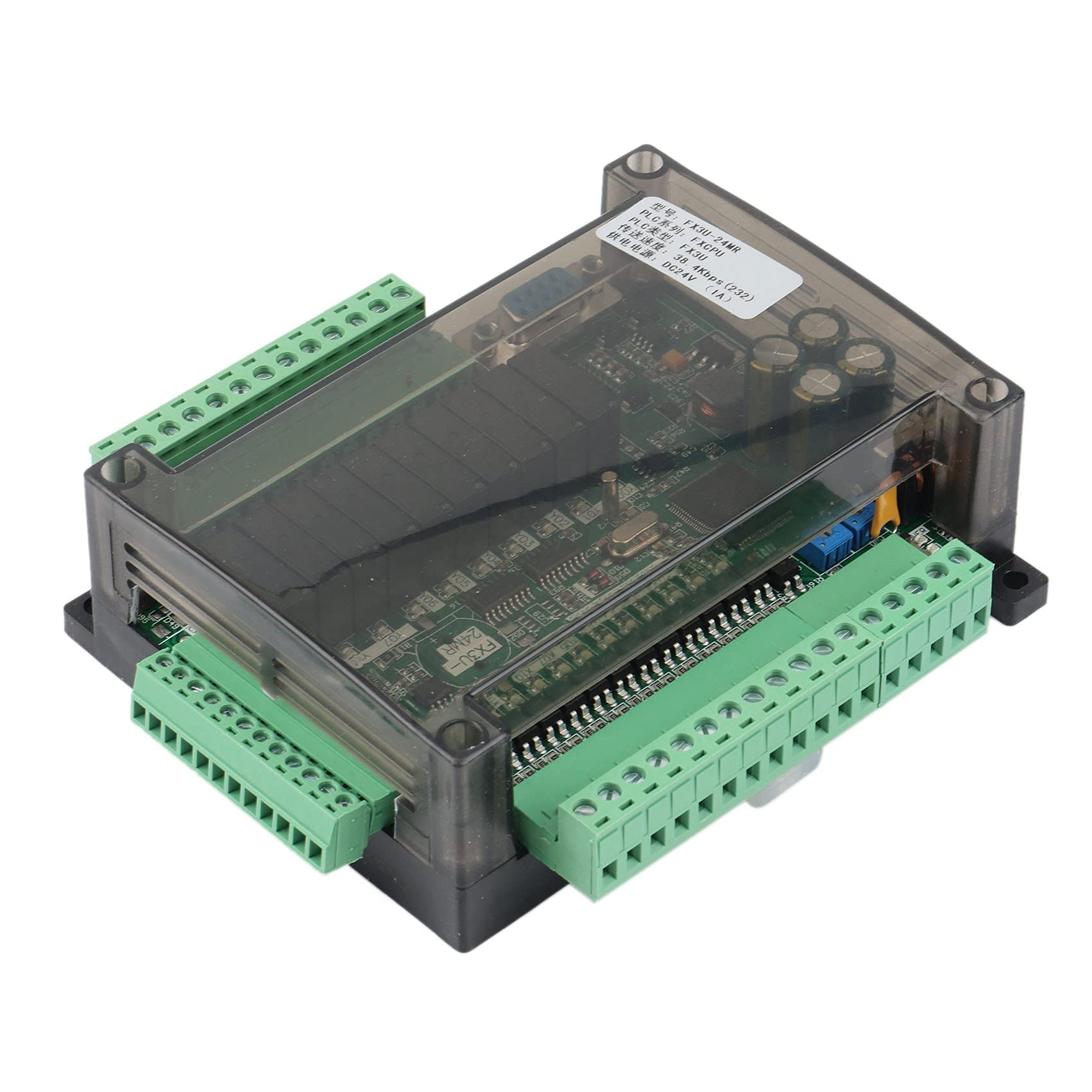 1 ensemble de cartes de contrôle industrielles FX3U-24MR haute vitesse pour ménage industriel, contrôleur programmable