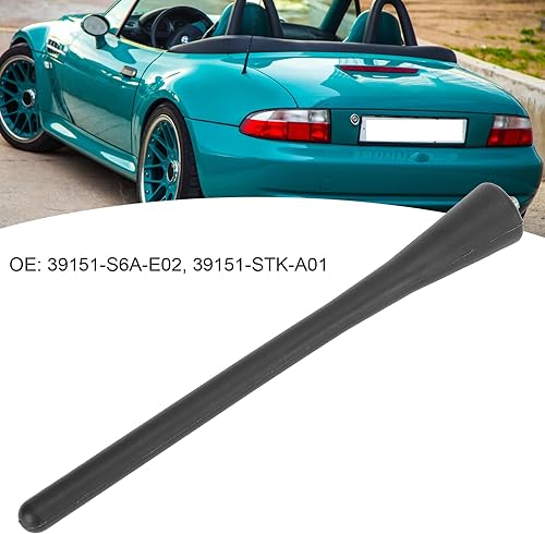 Miniatura 3 de Aramox Mástil de antena corto para automóvil, mástil de antena corta de automóvil, goma negra 39151S6AE02 39151STKA01 de repuesto para Mazda 3 6