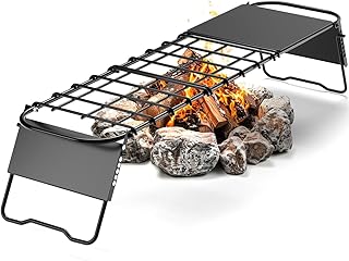 NALACAL Large Portable Outdoor Folding Campfire Grill
