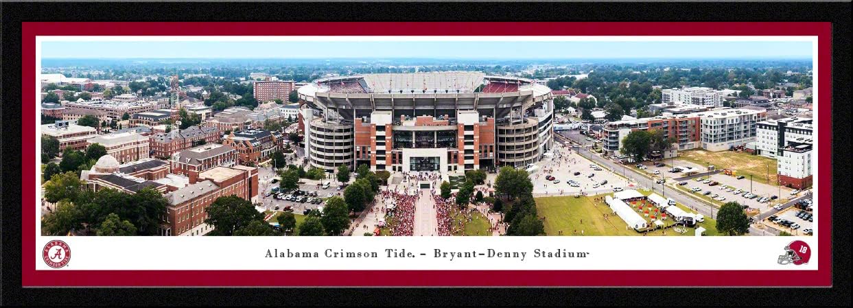 Bryant-Denny Stadium, Home of Alabama Football - Panoramic Posters and Framed Pictures by Blakeway Panoramas